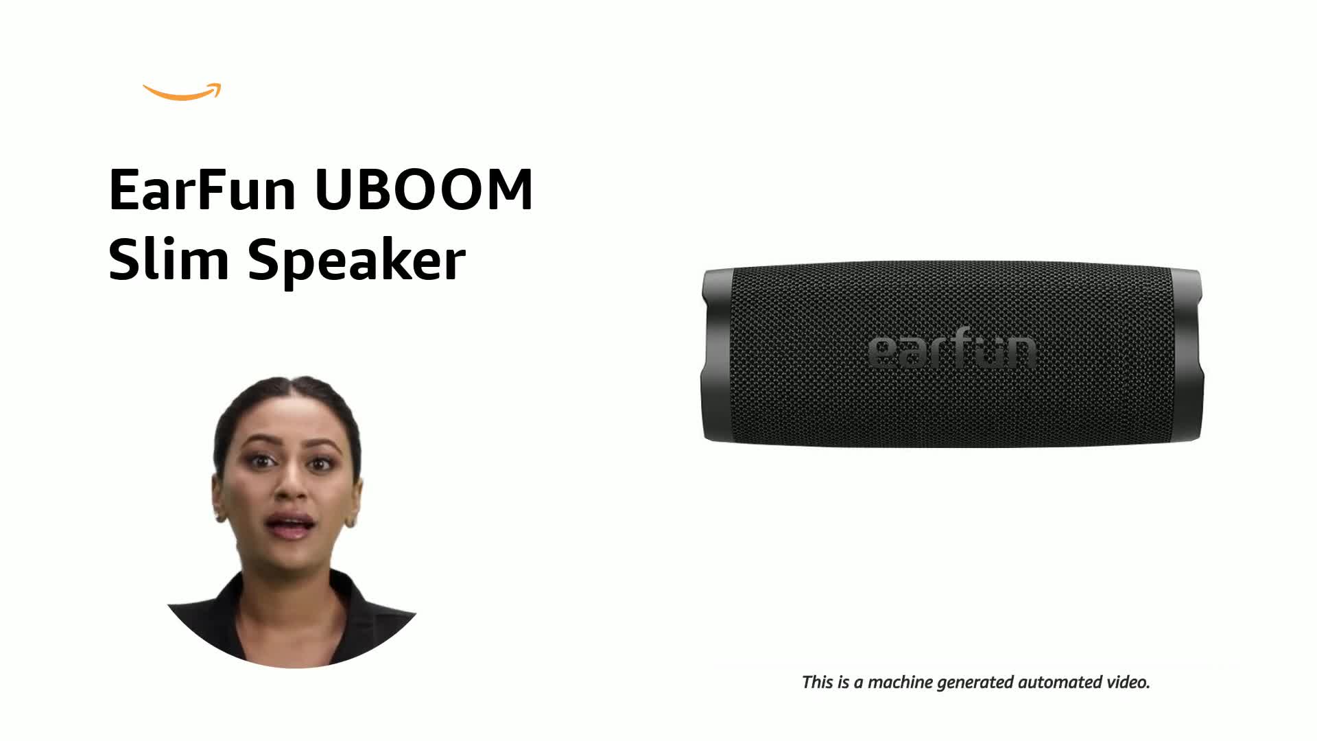 EarFun UBOOM Slim Bluetooth Speaker with Mic, Bluetooth 5.2